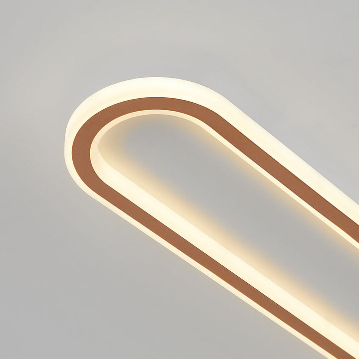 Sana Plafonnier Ovale Minimaliste Noir/Or/Doré Rosé - Neutralighting