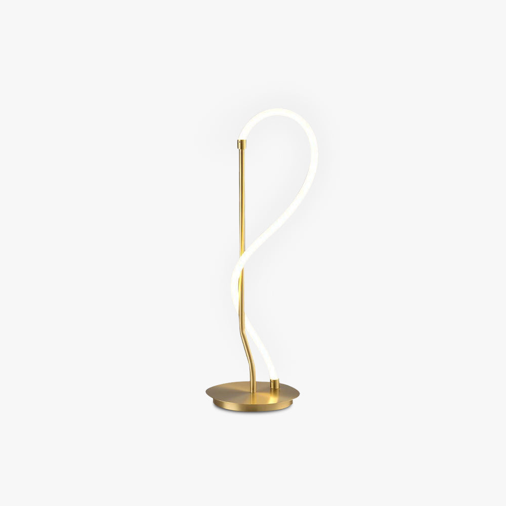 Arisha Design Lampadaire Linéaire Minimaliste Cuivre Blanc Or Salon - Neutralighting