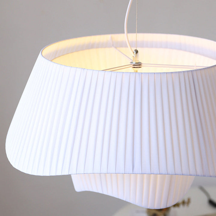 Ritta Suspension Nordique, Métal/Tissu, Blanc, Salon - Neutralighting