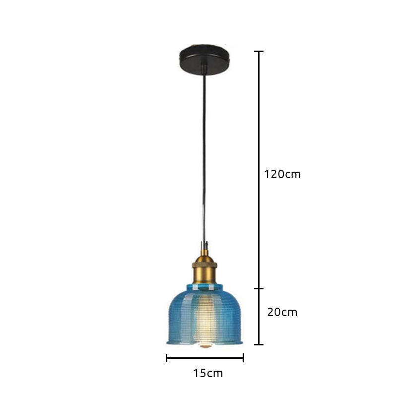 Ilira Vintage Luminaires Suspension. Bleu/Rouge/Transparent/Ambre - Neutralighting