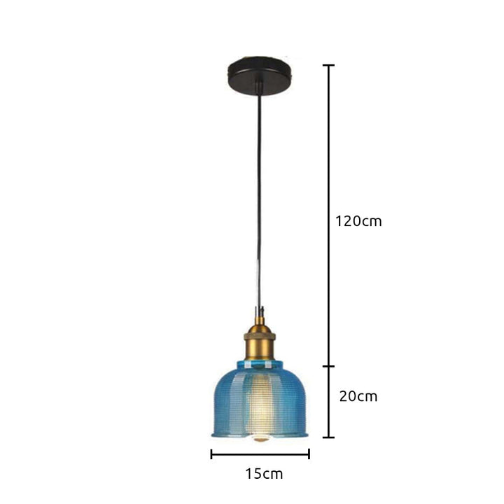 Ilira Vintage Luminaires Suspension. Bleu/Rouge/Transparent/Ambre - Neutralighting
