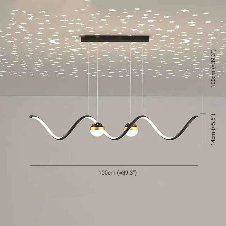 Suspension Arisha en Acrylique – Style Suspension Chic