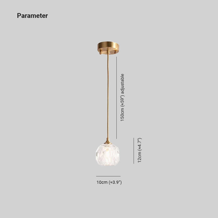 Kristy Lustre Suspension LED Contemporain Métal Chambre à Coucher - Neutralighting