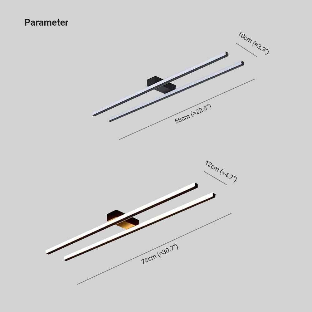 Plafonnier Ray Métal LED