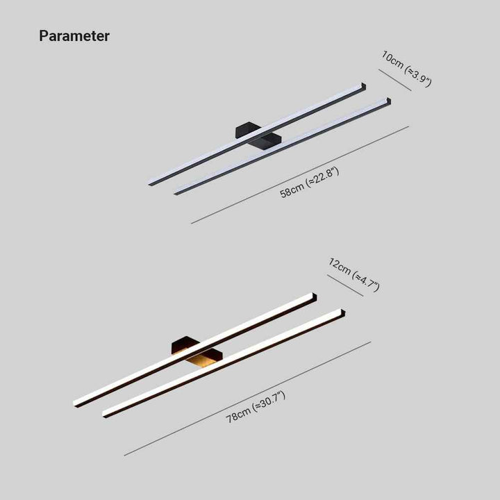 Plafonnier Ray Métal LED