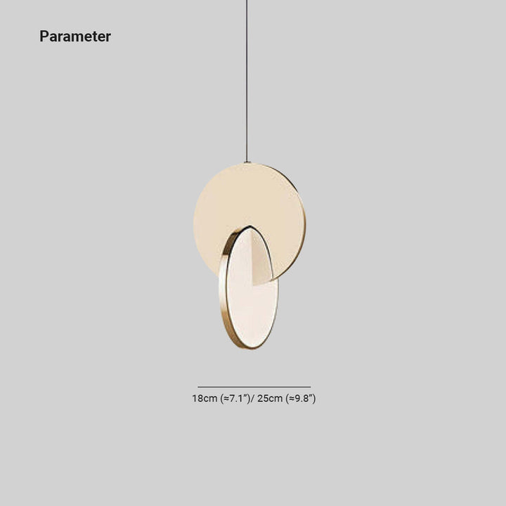 Arisha Luminaires Suspension Minimaliste Métal Or/Argent Salon - Neutralighting