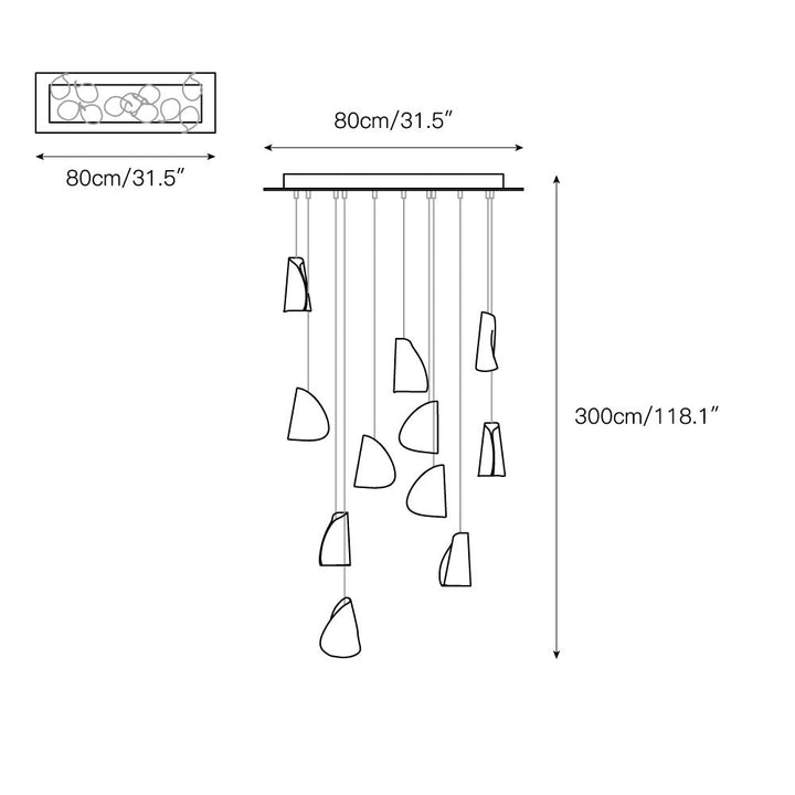 Ulfuvye Suspension Céramique Porcelaine - Neutralighting