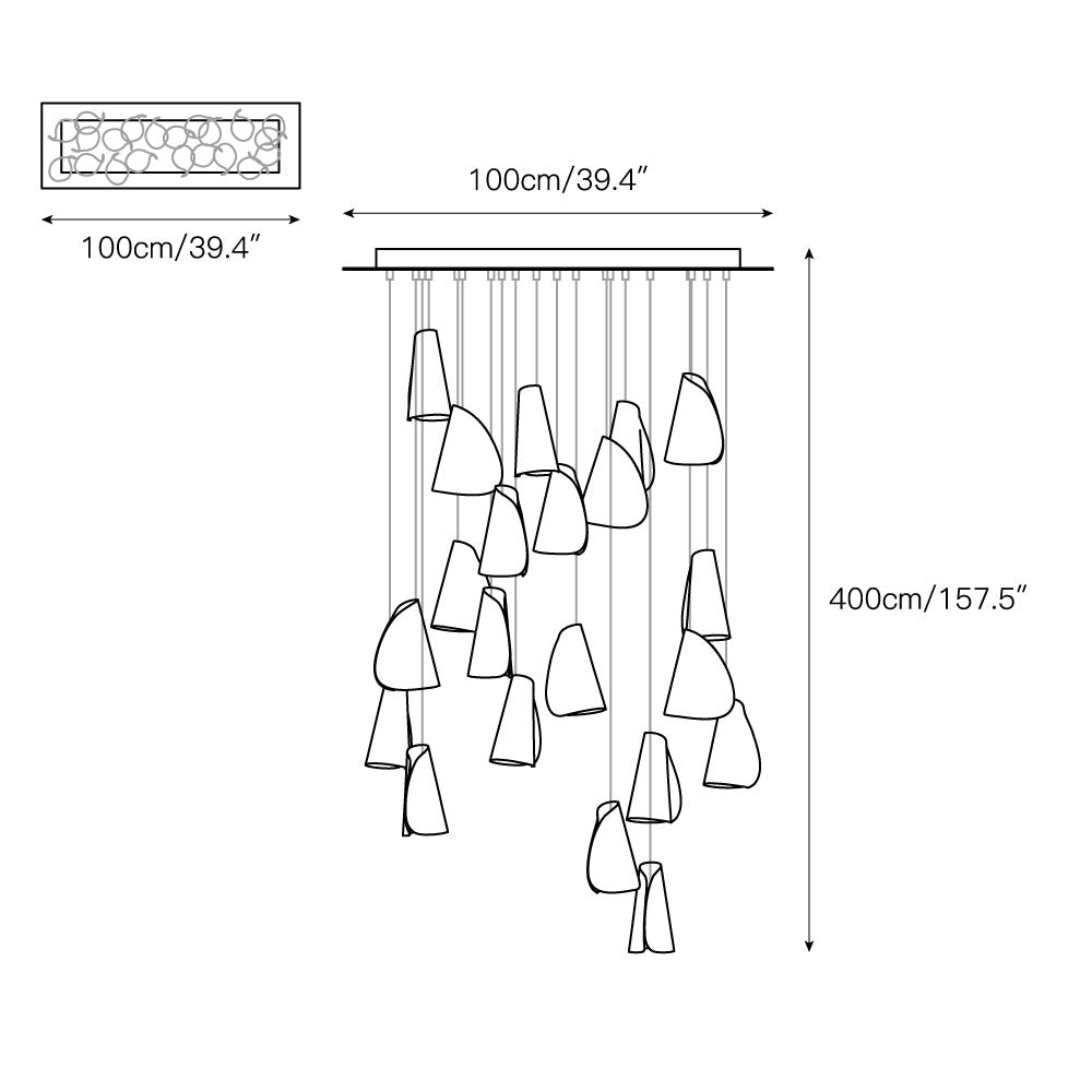 Ulfuvye Suspension Céramique Porcelaine - Neutralighting