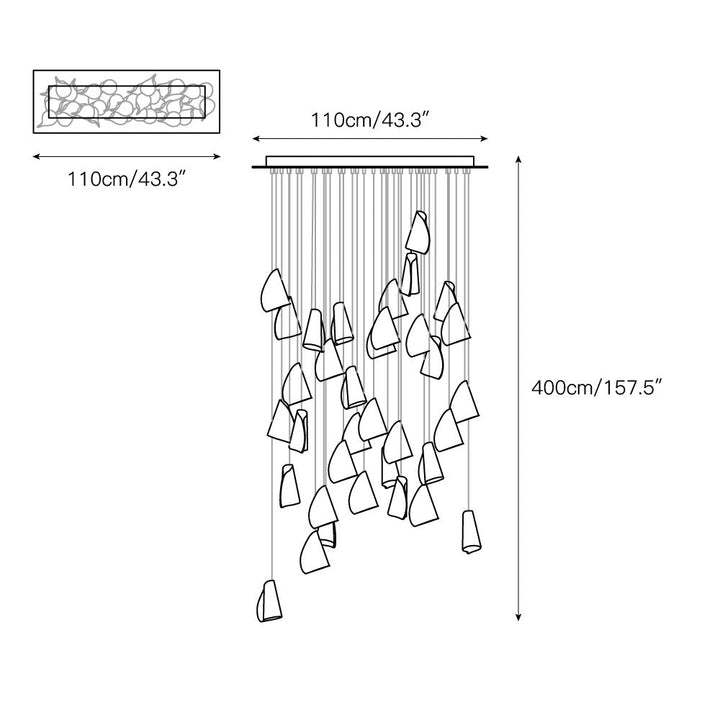 Ulfuvye Suspension Céramique Porcelaine - Neutralighting
