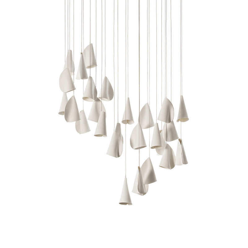 Ulfuvye Suspension Céramique Porcelaine - Neutralighting