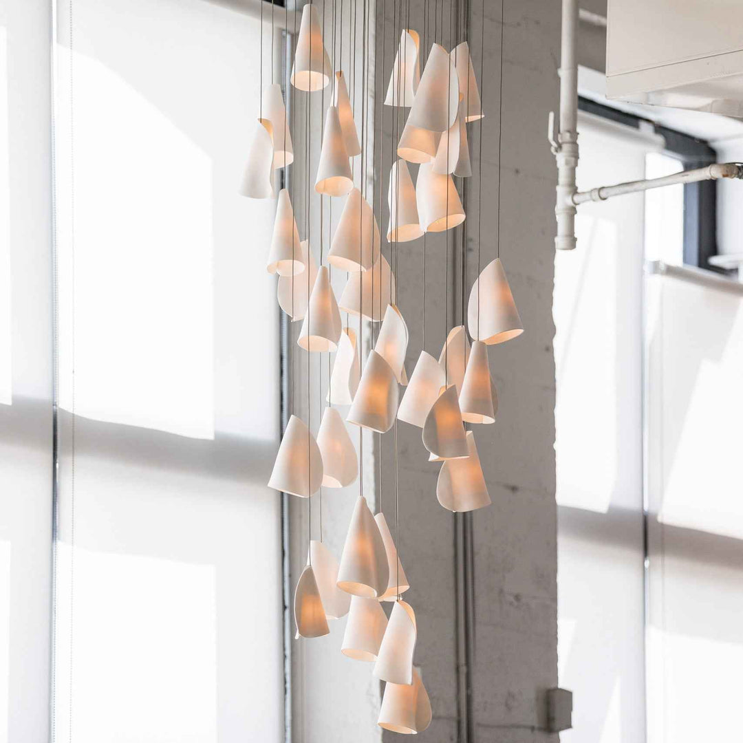 Ulfuvye Suspension Céramique Porcelaine - Neutralighting
