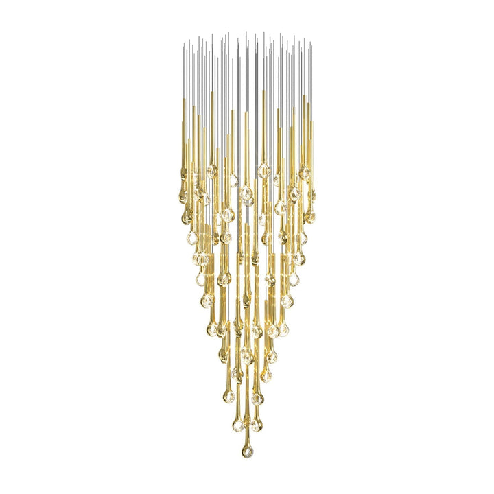 Cicarir Lustre en Verre Dégradé Doré - Neutralighting