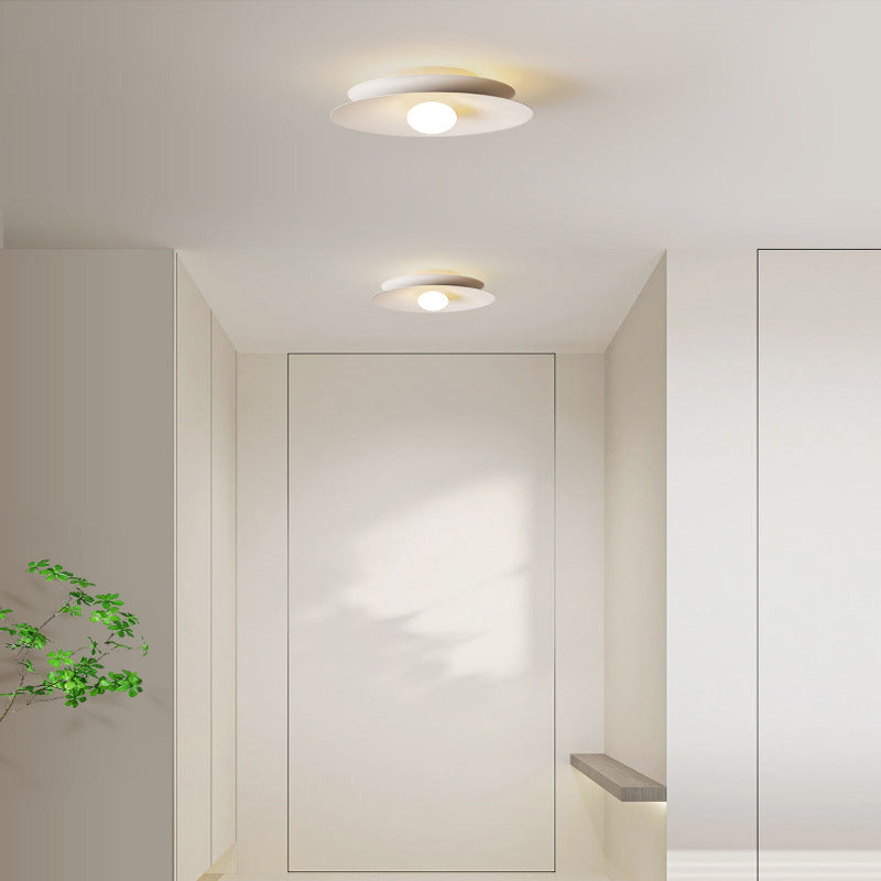 Arisha Moderne LED Plafonnier Blanc Rouge Noir Métal Cuisine Balcon - Neutralighting