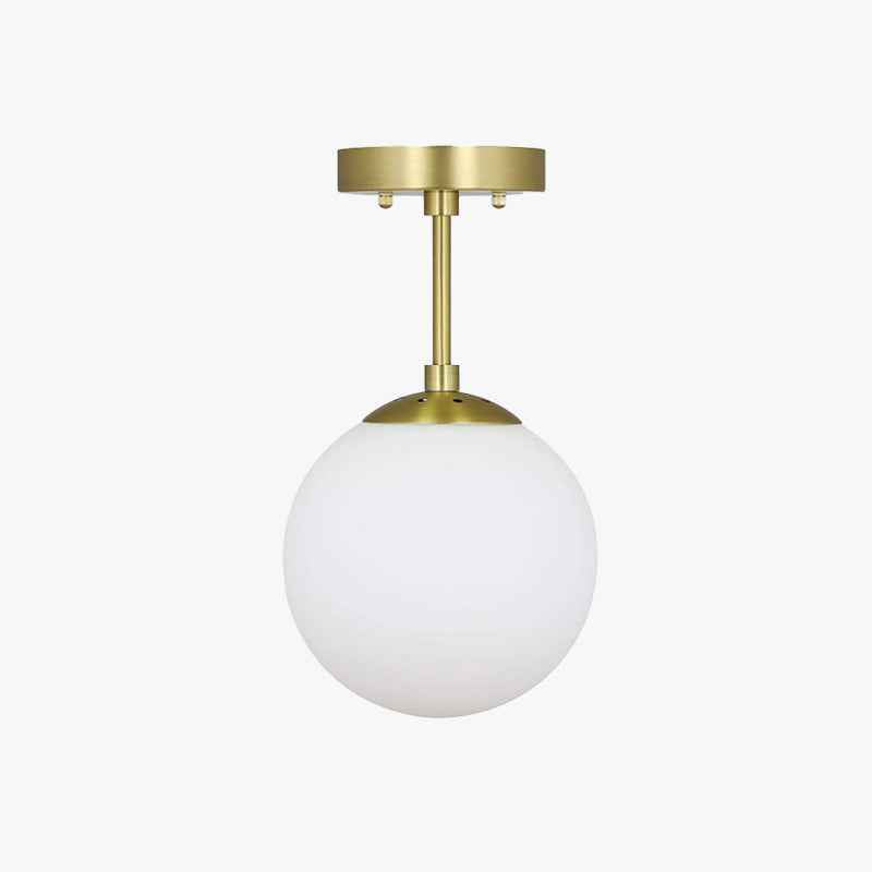Plafonnier Lore Verre Blanc LED 10W
