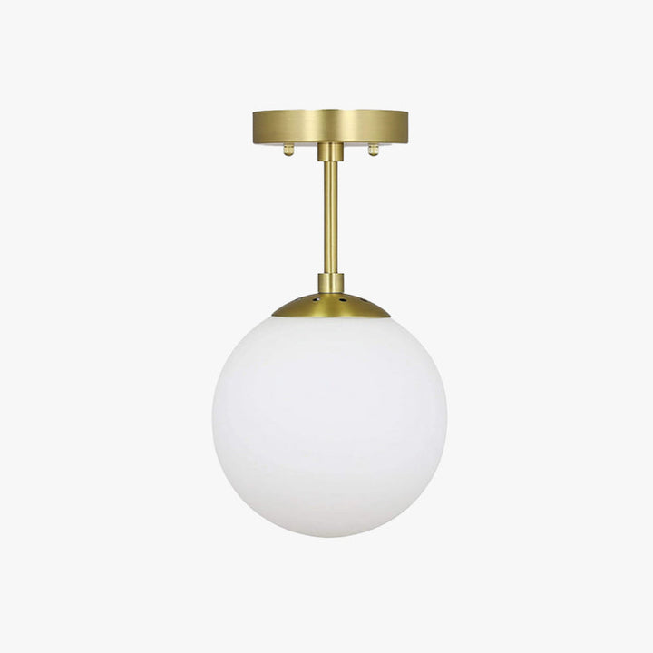 Lore Plafonnier Boule Moderne. Métal/Verre. Noir/Doré. Salon - Neutralighting