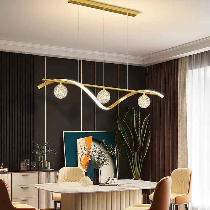 Suspension Arisha en Verre – Style Suspension Chic
