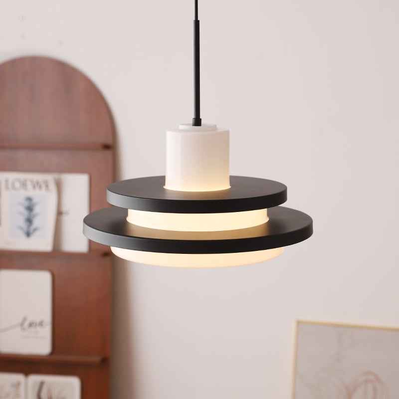Valentina Milieu du Siècle Bauhaus Suspension Verre Chambre à Coucher Salle à Manger - Neutralighting