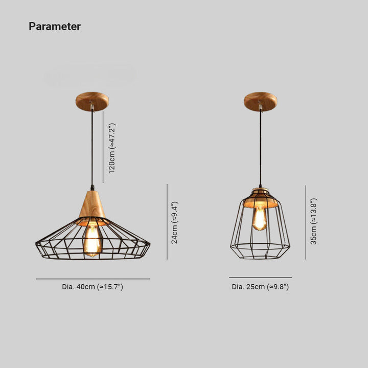 Silva Industriel Minimaliste Suspension Métal Salon - Neutralighting