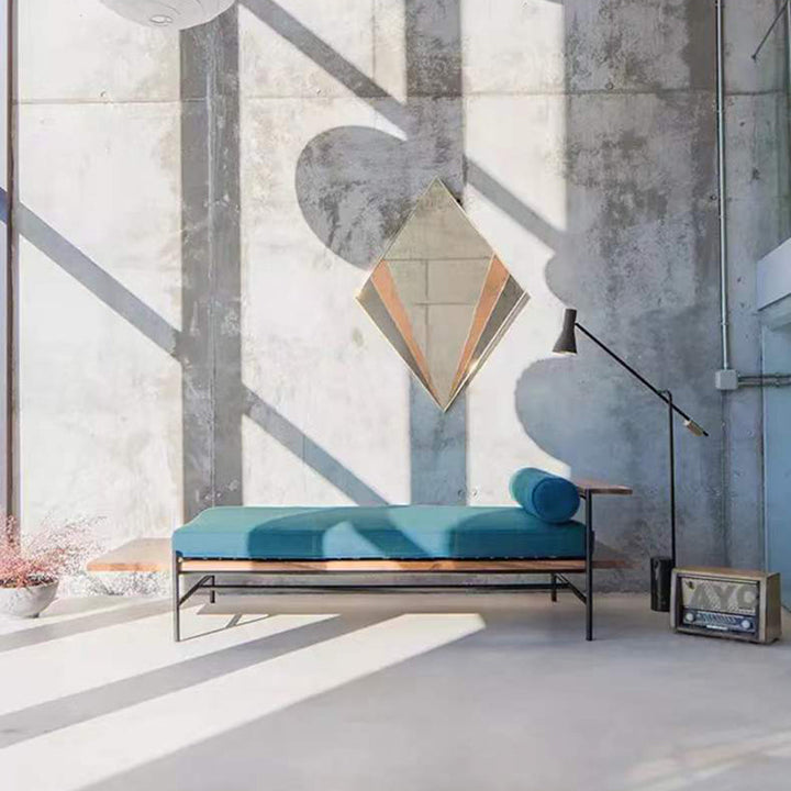 Arisha Lampadaire Cylindre Moderne, Marble/Métal, Noir, Salon - Neutralighting