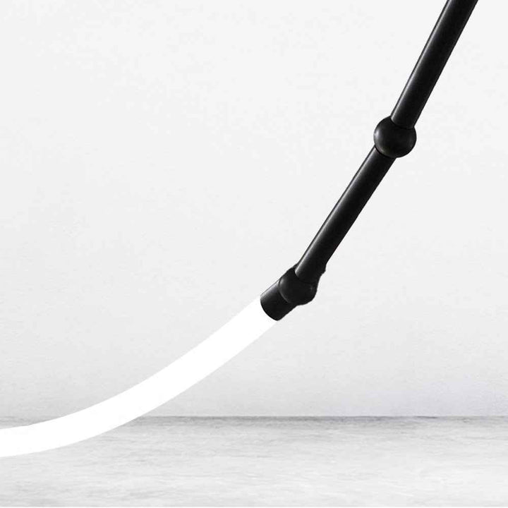 Ray Luminaires Suspensions de Manière Détournée Linéaire Silicium/Métal Noir/Blanc Salon/Chambre à Coucher - Neutralighting