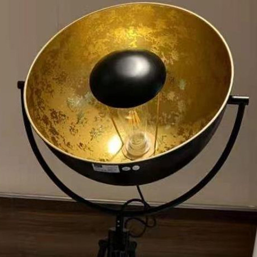 Mira Moderne Lampadaire Projecteur Vintage Métal Noir Salon/Chambre - Neutralighting