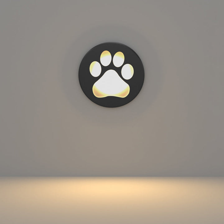 Aria Lampe Extérieure au Sol Patte de chat Moderne, Métal, Gris, Cour - Neutralighting