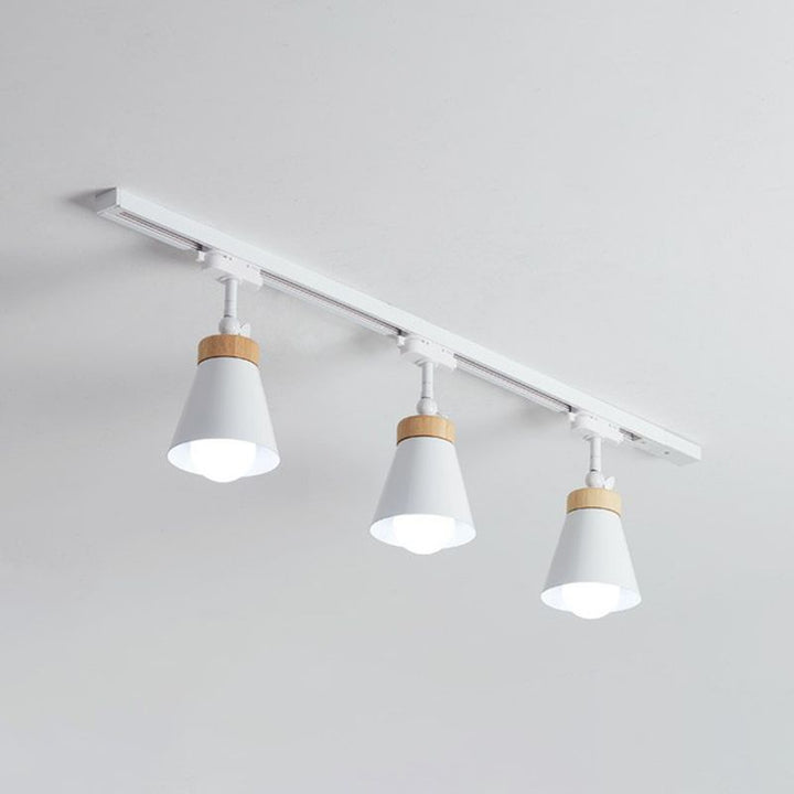 Aim Moderne LED Plafonnier Noir/Blanc Métal Chambre à coucher - Neutralighting