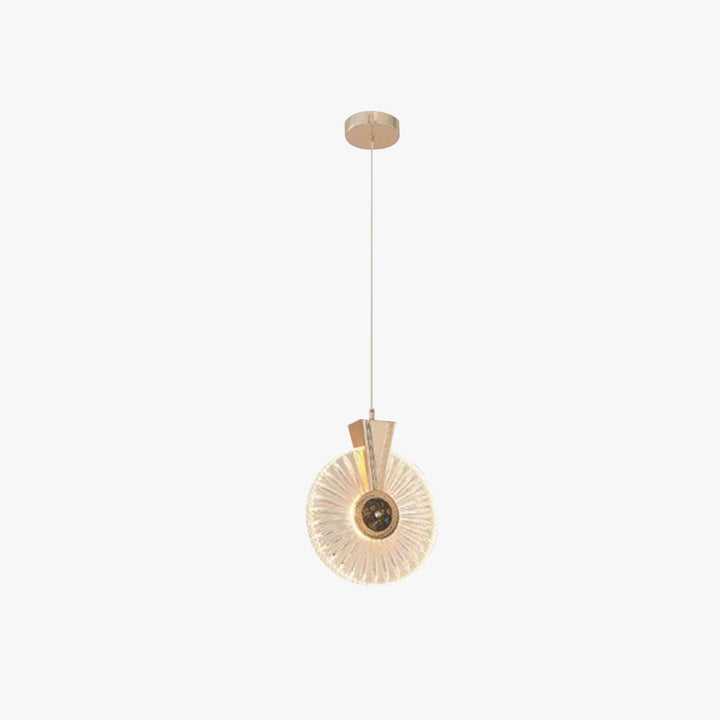 Kristy Luminaires Suspensions Arc Deco Moderne Simple Métal/Acrylique Doré Salon - Neutralighting