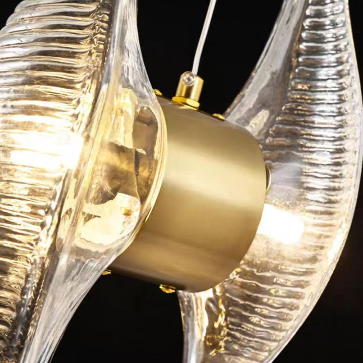 Kristy Suspension Irrégulier Nordique, Verre/Aluminium, Or, Salon - Neutralighting