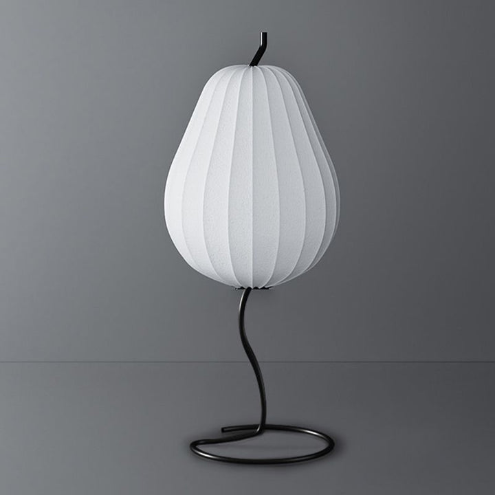 Ritta Lampadaire Poire Moderne, Métal/Tissu, Beige, Salon - Neutralighting