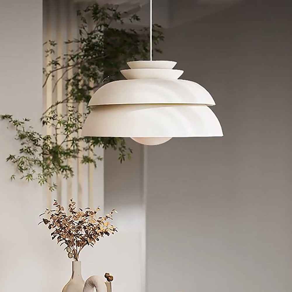 Valentina Luminaires Suspensions Blanc Vintage Métal Salle à Manger/Chambre à Coucher - Neutralighting