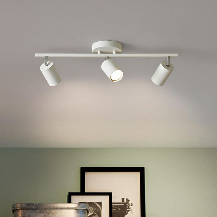 Aim Moderne LED Plafonnier Noir/Blanc/Or Métal Chambre à coucher - Neutralighting