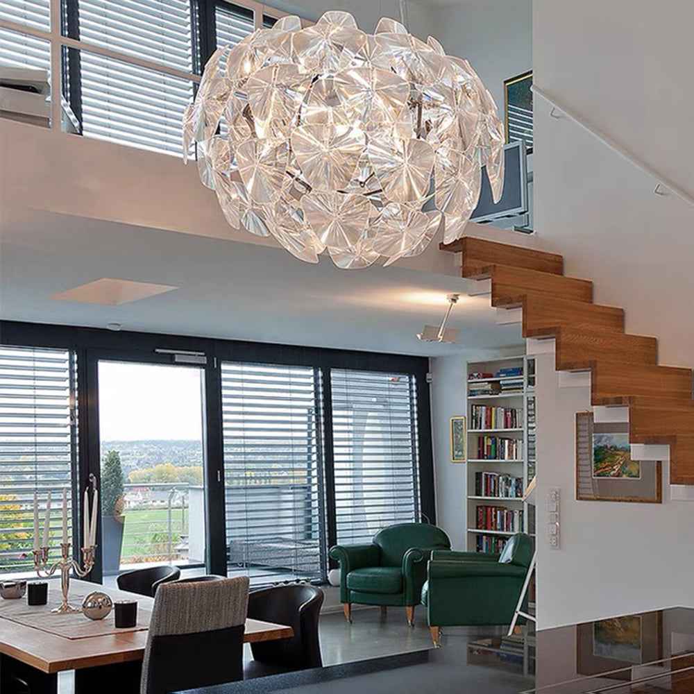 Suspension Arisha Métal Blanc LED