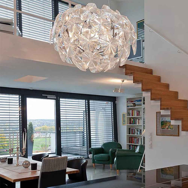 Suspension Arisha Métal Blanc LED