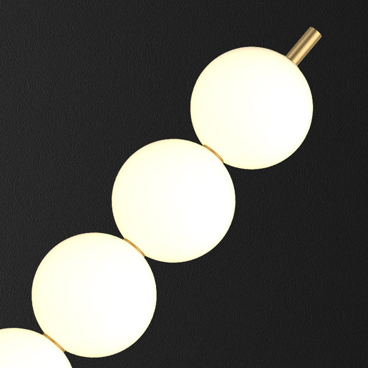 Valentina Design Lampadaire Globe Moderne Métal Laiton/Blanc Salon - Neutralighting