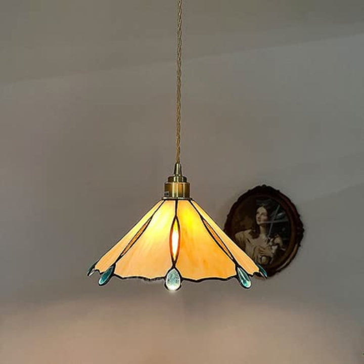Tiffany Vintage Suspension Métal/Verre Chambre/Salon/Entrée - Neutralighting