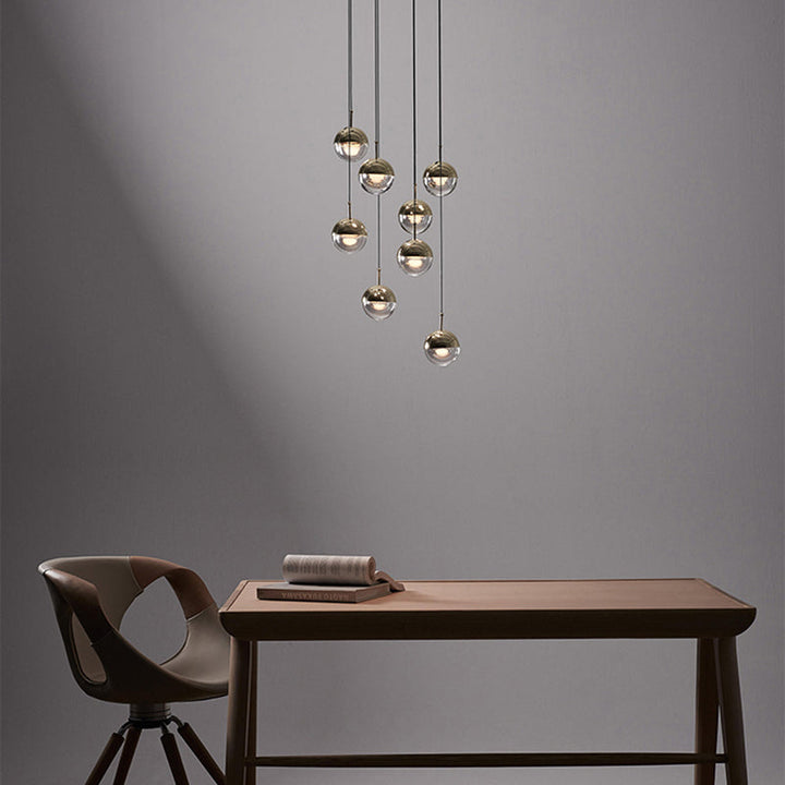 Valentina Design Moderne Luminaires Suspensions Métal Verre Salon/Chambre - Neutralighting