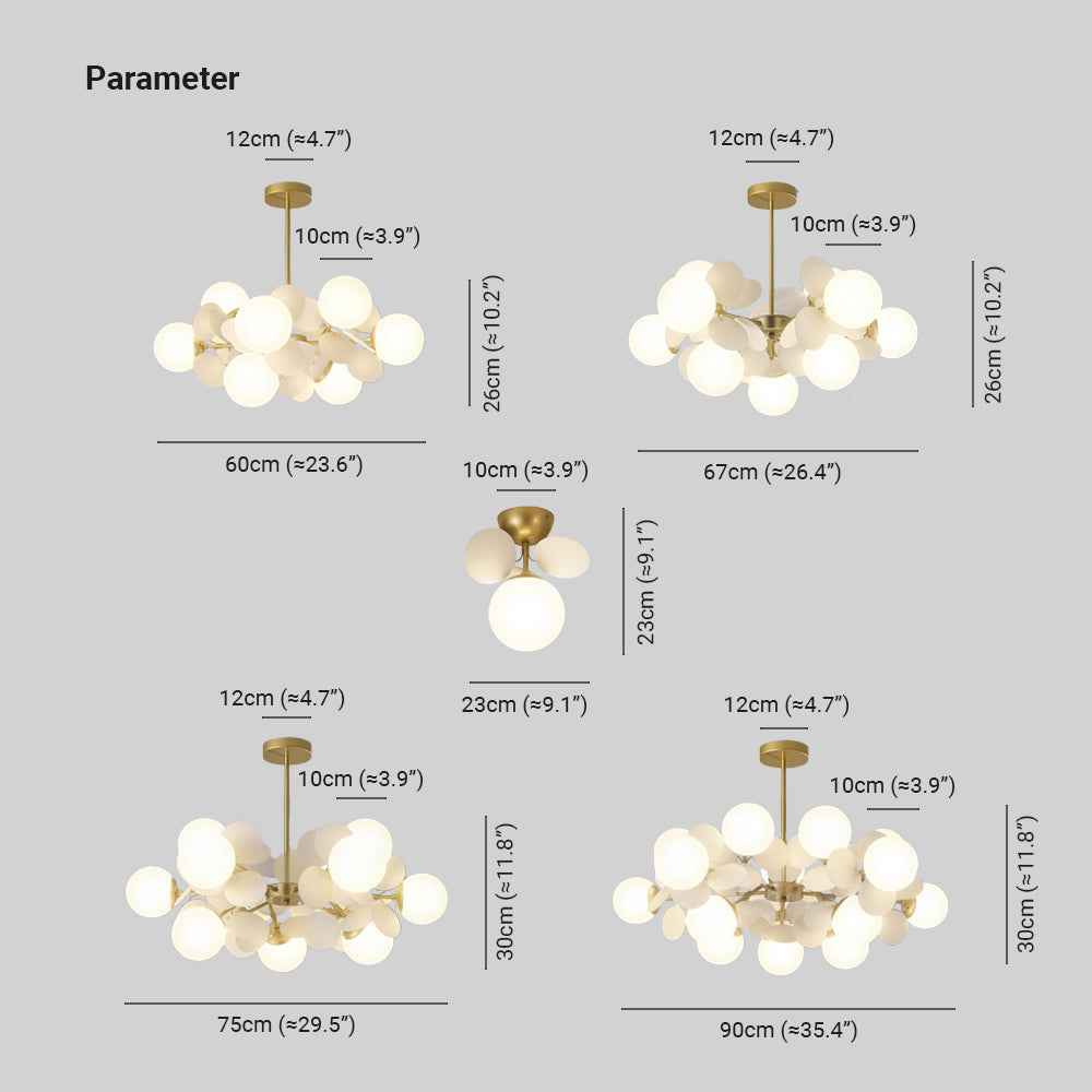 Plafonnier Nexen Verre LED