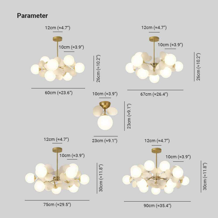 Plafonnier Nexen Verre LED