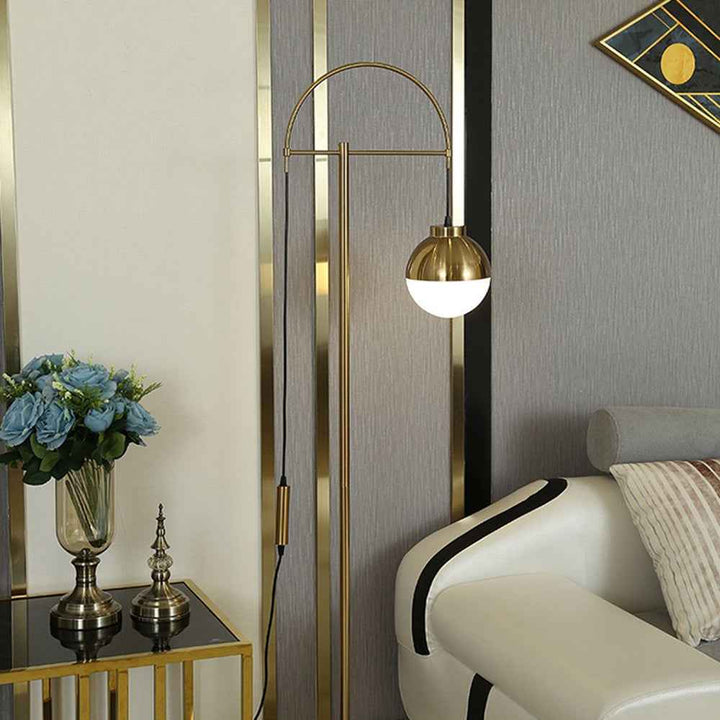 Lampadaire Valentina Verre Blanc LED 5W