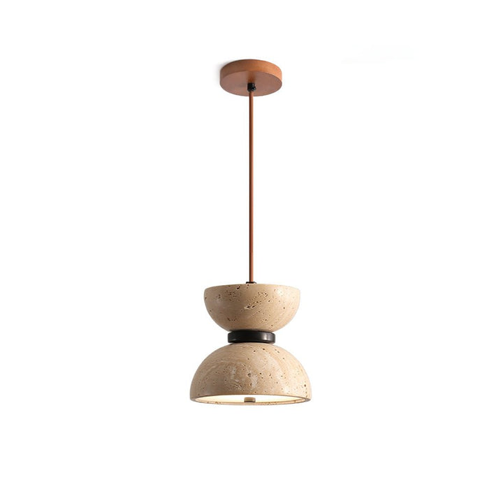 Tersus Suspension Hourglass en Travertin - Neutralighting