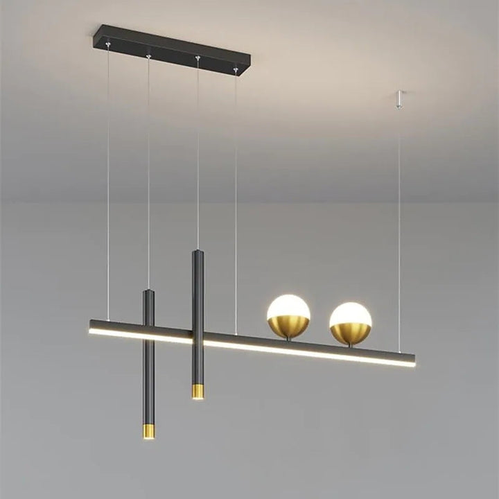 Arisha Luminaires Suspension Minimaliste Globe Double Métal Salle à manger - Neutralighting
