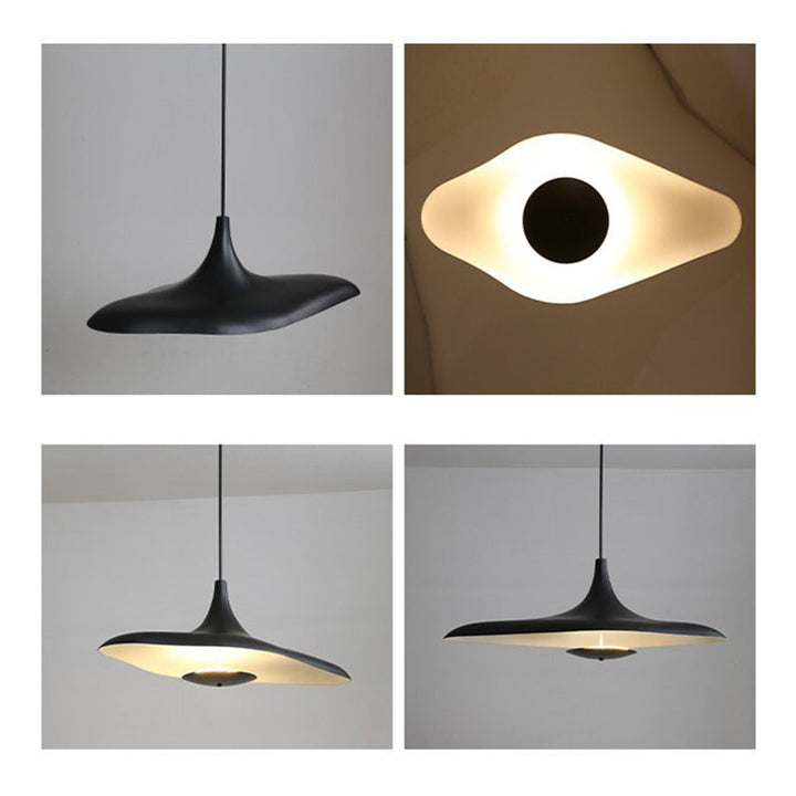 Arisha Suspension Irrégulière Moderne, Résine, Noir/Blanc, Salon - Neutralighting