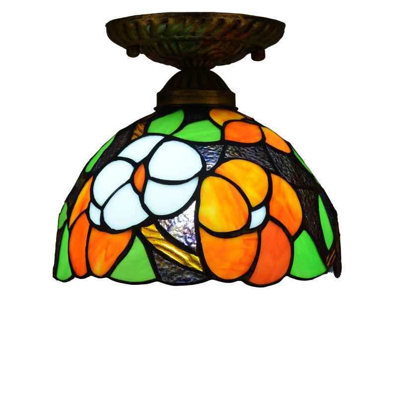 Plafonnier Tiffany Verre LED