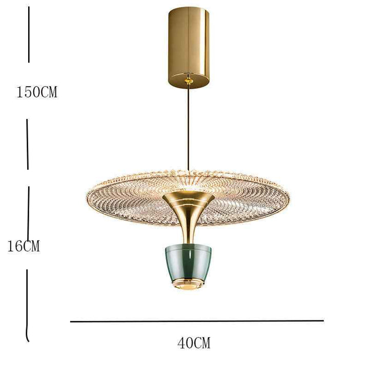 Arisha Luminaires Suspension pour Rouge/Noir/Vert Bar Restaurant&amp;Salon - Neutralighting