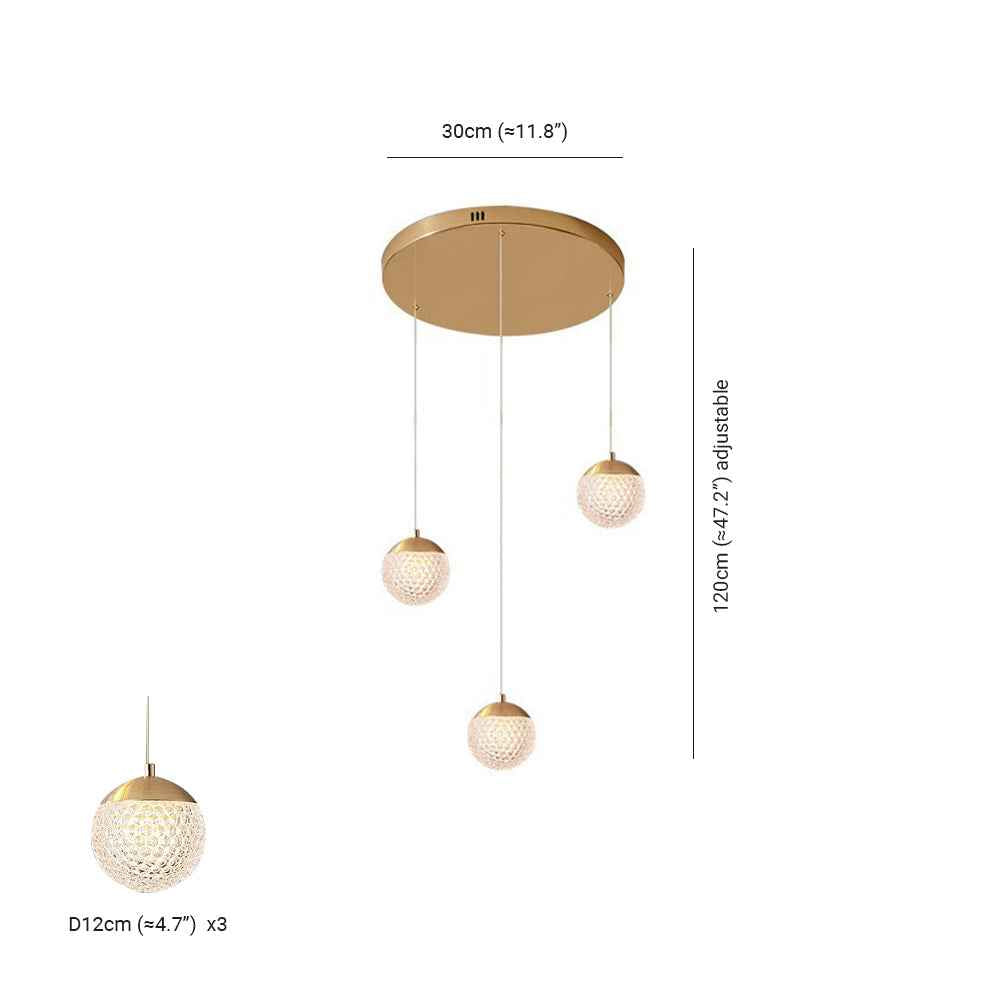 Suspension Arisha en Acrylique – Style Suspension Tendance