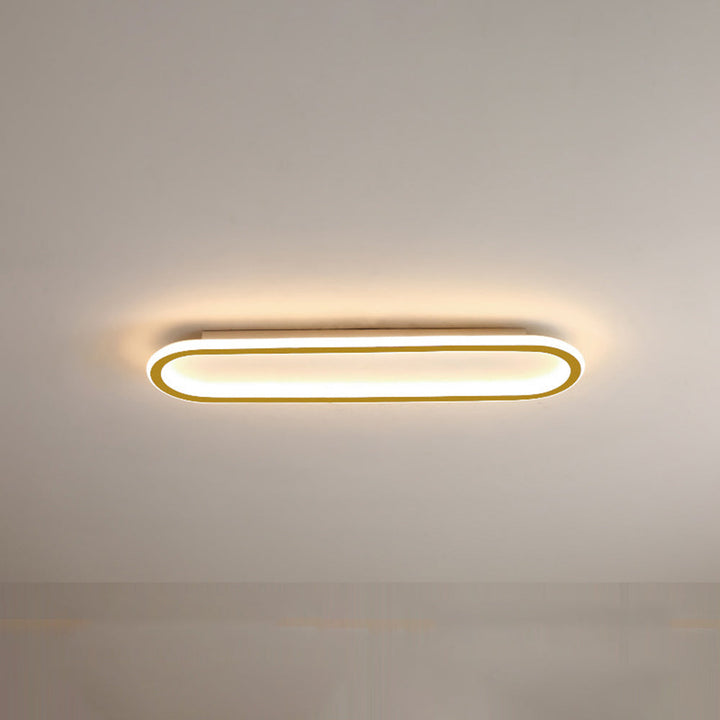 Sana Plafonnier Ovale Minimaliste Noir/Or/Doré Rosé - Neutralighting