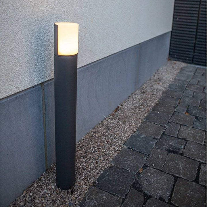 Ray Borne Extérieure Pivotante Moderne, Métal, Noir, Allée - Neutralighting