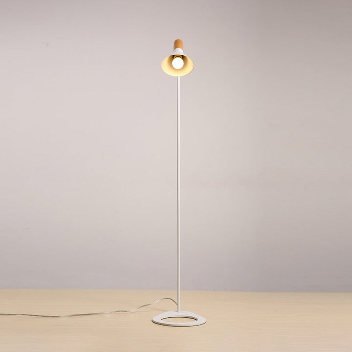 Arisha Design Lampadaire Minimalisme Métal Blanc/Noir Salon/Chambre à Coucher Intérieur - Neutralighting