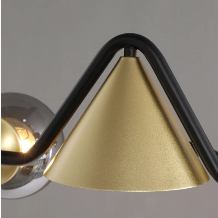 Arisha Design LED Plafonnier Métal/Verre Salon/Chambre à Coucher - Neutralighting